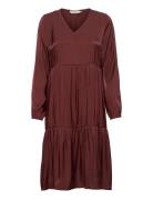 Cream Crsally Dress Brun