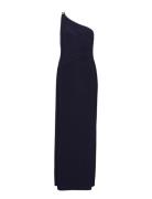 Lauren Ralph Lauren Jersey -Shoulder Gown Blå