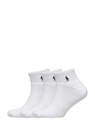 Polo Ralph Lauren Underwear Quarter Sock 3-Pack Vit