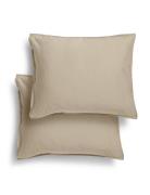 Pillow Cover 2-Pack Hassel Home Textiles Bedtextiles Pillow Cases Beig...