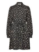 MSCH Copenhagen Mschnathasia Ladonna Shirt Dress Aop Svart