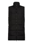 Superdry Studios Longline Quilted Gilet Svart