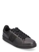 Fred Perry B721 Lthr/Branded Nubuck Svart