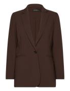 Soaked In Luxury Slcorinne Ozark Blazer Ls Brun