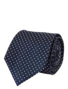 Portia 1924 Dots Silk Tie Svart