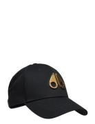 Moose Knuckles Gold Logo Icon Cap Svart