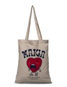 Makia Heartache Tote Bag Beige