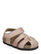 Color Kids Sandals W. Toe + Velcro Strap Rosa