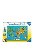 Ravensburger Animal World Map 150P Multi/patterned