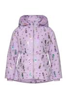 Name It Nmfmaxi Jacket Seahorse Foil Lila