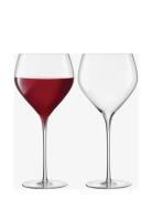 LSA International Savoy Red Wine Glass Set 2 Nude