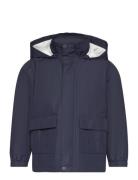 Mango Hooded Water-Repellent Parka Marinblå