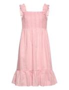 Creamie Dress Cotton Lurex Rosa