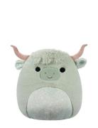 Squishmallows Squishmallows 40 Cm P18 Fuzz A Mallows Iver Highland Cow...