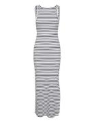 Gestuz Drewgz Sl Reversible Stripe Dress N Vit