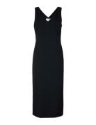 Selected Femme Slfpenelope Sl Dress Marinblå