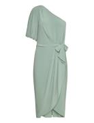 Lauren Ralph Lauren Jersey Tie-Waist Balloon-Sleeve Dress Grön