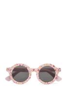 Mango Printed Frame Sunglasses Rosa