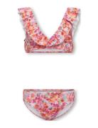 Kids Only Kogtikka Frill Bikini Set Acc Rosa