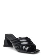 Pieces Pcjulise Padded Patent Sandal Svart