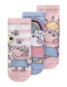 Name It Nmfarra Peppapig 3P Sock Cplg Multi/patterned