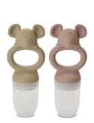 Nuuroo Lauge Silic Fruit Pacifier 2-Pack Multi/patterned