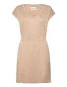 GANT Linen Blend Dress Beige