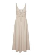 YAS Yastrima Strap Long Dress - Ka Beige