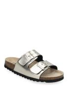 Bianco Biaolivia Sandal Metallic Silver