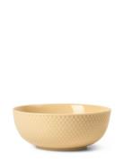 Lyngby Porcelæn Rhombe Color Bowl Ø15.5 Cm Sand Orange