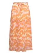 Rosemunde Recycled Chiffon Skirt Orange