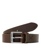 Jack & J S Jacrock Leather Belt Noos Brun
