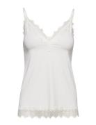 Rosemunde Rwbillie Lace Strap Top Vit