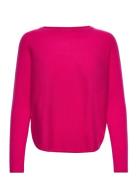 Davida Cashmere Curved Sweater Rosa