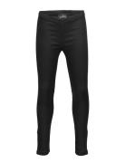 Designers Remix Girls Coated Stretch Leggings Svart