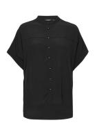 Soaked In Luxury Slhelia Shirt Ss Svart