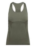 Hummel Hmlclea Seamless Top Khaki Green