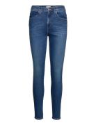 Wrangler High Rise Skinny Blå