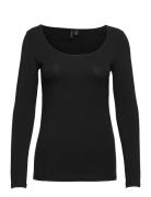 Vero Moda Vmmaxi My Ls Soft Uneck Noos Svart