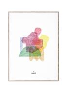 Abstract 02 - 50X70 Home Kids Decor Posters & Frames Posters White MAD...