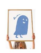 Houooouu, Blue - 30X40 Home Kids Decor Posters & Frames Posters Multi/...