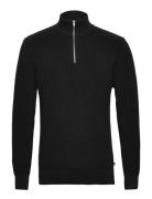Clean Cut Copenhagen Mario Half-Zip Knit Svart