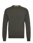 ONLY & SONS Onsedward Reg 7 Wool Crew Knit Khaki Green