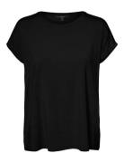 Vero Moda Vmava Plain Ss Top Ga Jrs Noos Svart