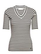 InWear Dagnaiw Striped V T-Shirt Multi/patterned