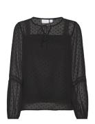 Vila Viedee L/S Top - Noos Svart