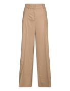 A Part Of The Art Countour Elastic Waist Pants Beige