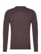 Jack & J S Jprcclambswool Knit Crew Neck Ln Brun