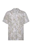 Knowledge Cotton Apparel Ss Poplin Aop Seabreeze Tencel? Box