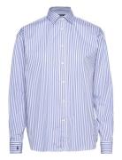 Polo Ralph Lauren Relaxed Fit Striped Cotton Shirt Blå